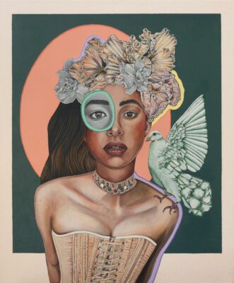 Femme fleurs